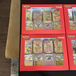 Pokemon 4 Pack Mini Tins + 4 Promo Cards - 151 SAMS CLUB EXCLUSIVE 4x Lot Of 4 - Image 2