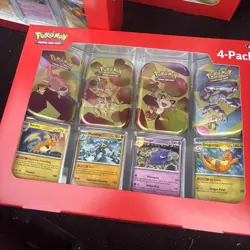 Pokemon 4 Pack Mini Tins + 4 Promo Cards - 151 SAMS CLUB EXCLUSIVE 4x Lot Of 4 - Image 2