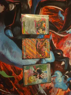 Pokemon Phanatasmal Flames Set of 23 Cards Including Charizard UPC Deck Box New - Image 3