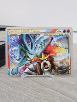 Pokemon Suicune & Entei Legend World Championship 2011 (94/95 - 95/95) Pair LP - Image 3