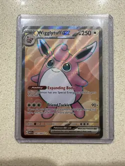 Wigglytuff ex - 187/165 Scarlet & Violet-151 - Ultra Rare - Pokemon TCG Card NM - Image 1