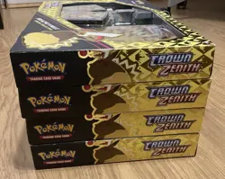 4x Pikachu VMAX Special Collection Box Crown Zenith Pokemon TCG Sealed - Image 4