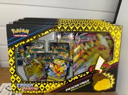 Pokemon Crown Zenith Pikachu Vmax Special Collection Box Brand New Sealed X 4 - Image 1