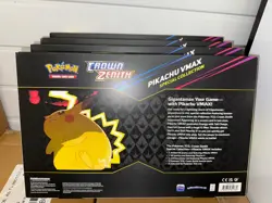 Pokemon Crown Zenith Pikachu Vmax Special Collection Box Brand New Sealed X 4 - Image 4