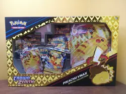 Pokemon TCG Crown Zenith Pikachu VMAX Special Collection Box New & Sealed! 820650851889 - Image 2