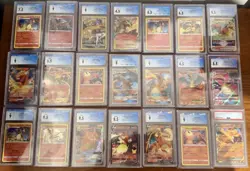 21x Charizard PSA & CGC Graded Pokemon TCG Cards - Holo Full Art Rare - BULK LOT - Image 1