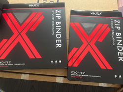 Vault X SV10 Destined Rivals 9 12 Pocket Exo-Tec Zip Binder Unlimited Black Red - Image 1