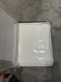 Vault x 9 Pocket Exo-Tec Zip White Edition Binder for 360 Trading Card - Image 2