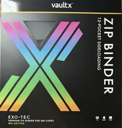 Vault X 9-Pocket Exo-Tec Zip Binder | ME1 1st Edition | Mega Evolutions In Hand - Image 1