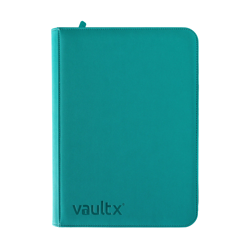Vault X - 9-Pocket Exo-TecR Zip Binder - Teal - Image 2