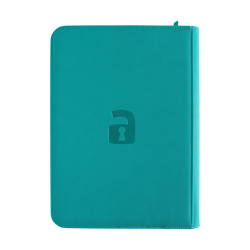 Vault X - 9-Pocket Exo-TecR Zip Binder - Teal - Image 3