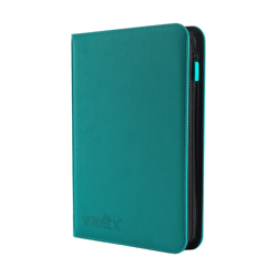Vault X - 9-Pocket Exo-TecR Zip Binder - Teal - Image 4
