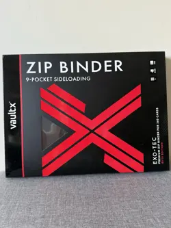 SV10 First Edition - Vault X 9 Pocket Exo-Tec Zip Binder - Sealed - black/red - Image 4