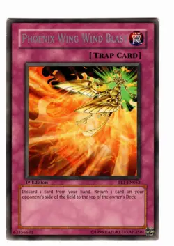 Yugioh- 1X Phoenix Wing Wind Blast - Rare - 1st Edition - FET-EN053 - Near Mint - Image 1