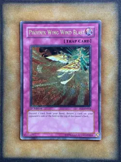 Yugioh Phoenix Wing Wind Blast FET-EN053 Ultimate Rare 1st Edition LP/MP - Image 1