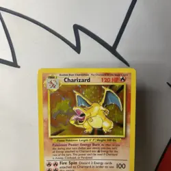 1999 Pokemon Base Set Charizard 4/102 Heavily Played/Moderately Played 🔥 - Image 5