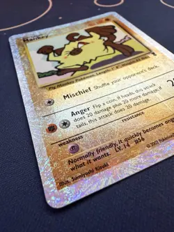 Mankey 81/110 Pokemon 2002 Legendary Collection Reverse Holo LP - Image 4