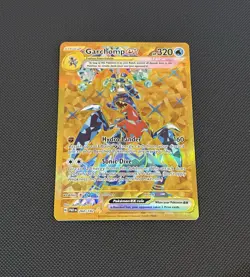 Pokemon TCG Paradox Rift 260/182 Garchomp EX Hyper Rare Gold - NM - Image 1