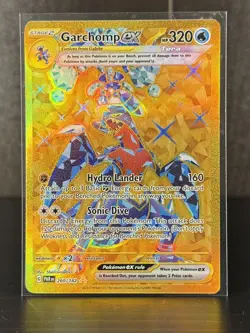 Garchomp ex - 260/182 Paradox Rift Golden Hyper Rare - Pokemon TCG - Image 1