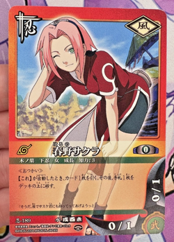 #189 Naruto Trading Card Game 2004 Vintage Anime Bandai 🍥 - Image 1