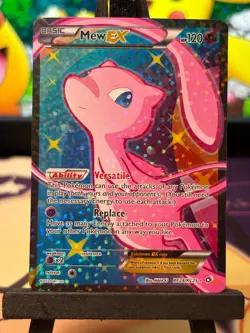 Mew EX RC24/RC25 Legendary Treasures: Radiant Collection Holo Pokemon Card MP+ - Image 1