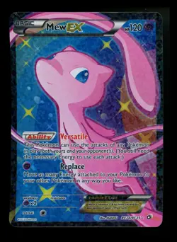 #2 Mew EX RC24/RC25 Legendary Treasures 2013 Full Art Holo Pokemon Card TCG - Image 1