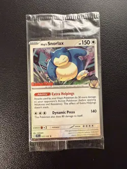 Pokemon TCG Hop's Snorlax GameStop Promo Card 117/159 Journey Together Sealed NM - Image 1