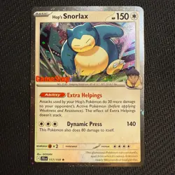 Hop's Snorlax 117/159 Gamestop Promo NM Sv: Journey Together Pokemon TCG - Image 1