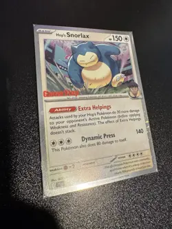 Pokemon TCG Hop's Snorlax GameStop Promo Card 117/159 Journey Together Sealed NM - Image 2