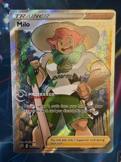 Professor Program Promo Pokemon Milo Rebel Clash 190/192 2020 Textured Full Art - Image 1