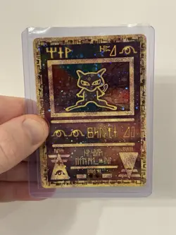 Pokemon TCG Ancient Mew 2000 Movie Promo Holo Card Near Mint Condition - Image 1