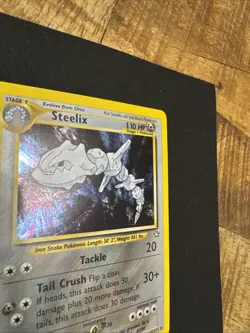 Pokemon TCG Steelix 15/111 Neo Genesis 2000 Holo Rare WOTC VTG NM - Image 4