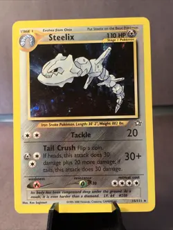 Pokemon TCG Steelix 15/111 Neo Genesis 2000 Holo Rare WOTC VTG NM - Image 1