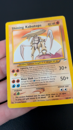 Shining Kabutops 108/105 | Neo Destiny | Secret Rare Holo Pokemon TCG - MP - Image 2