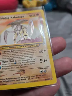 Shining Kabutops Neo Destiny 108/105 Unlimited Secret Rare Card - Image 2