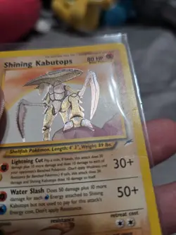 Shining Kabutops Neo Destiny 108/105 Unlimited Secret Rare Card - Image 3