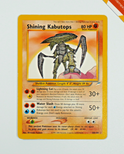 Pokemon Shining Kabutops 108/105 Neo Destiny English Holo INKED - Image 1