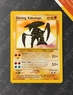Pokemon Shining Kabutops 108/105 Neo Destiny English Holo INKED - Image 2