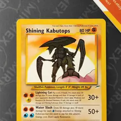 Pokemon Shining Kabutops 108/105 Neo Destiny English Holo INKED - Image 3