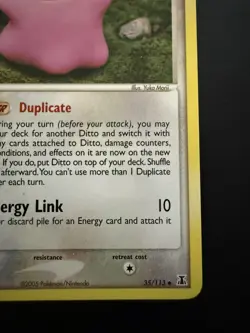 Pokemon TCG Ex Delta Species Ditto 35/113 Common Non-Holo NM - Image 2