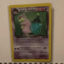Pokemon TCG Dark Slowbro 12/82 Team Rocket Holo Rare English 60 HP - Image 1