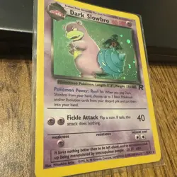 Pokemon TCG Dark Slowbro 12/82 Team Rocket Holo Rare English 60 HP - Image 3