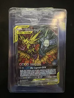 Sealed Pokemon TCG Moltres Zapdos Articuno GX SM210 Stained Glass Promos Holo - Image 1