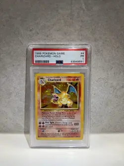 PSA 1 - Charizard #4/102 - Holo 1999 Base Set Unlimited Pokemon TCG - Image 1