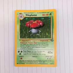 Pokemon 1999 Vileplume Holo Rare Card 15/64 Jungle Set MP - Image 1