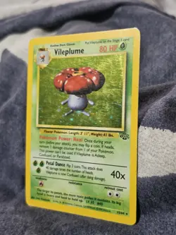 Vileplume Holo Rare Jungle Set Pokemon Card 15/64 WOTC TCG - Image 2