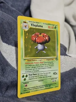 Vileplume Holo Rare Jungle Set Pokemon Card 15/64 WOTC TCG - Image 3