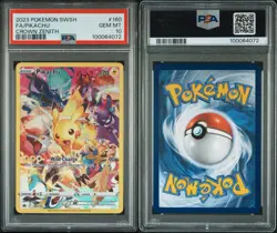 Pokemon SWSH Pikachu Crown Zenith 160/159 Full Art Secret Rare PSA 10 - Image 1