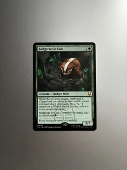 Badgermole Cub MTG Magic Card from Avatar The Last Airbender Mythic - Image 1