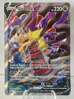 Giratina V 185/196 Pokemon TCG: Lost Origin Near Mint (NM) Full Art (CW) - Image 1